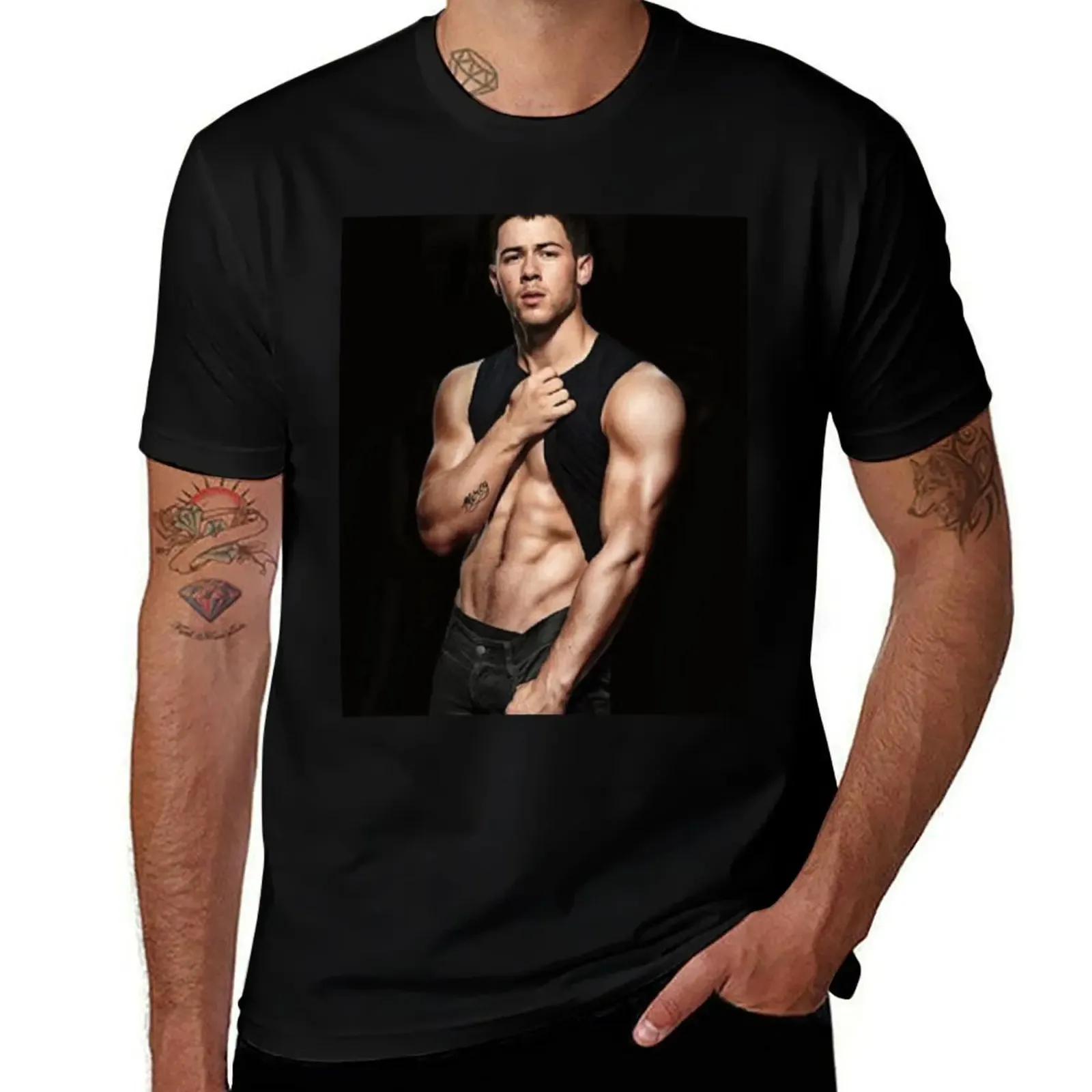 Nick Jonas T-Shirt Plus Size Basic Short Sleeve Top - Aliexpress - FashionsVida
