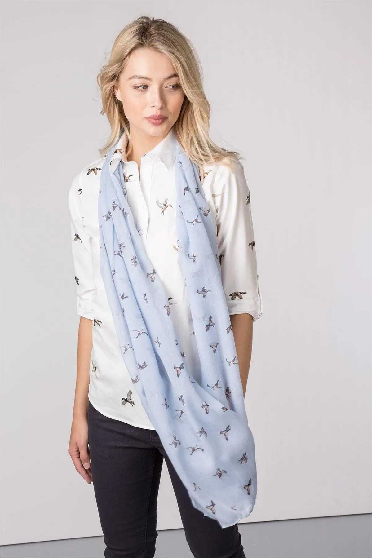 Wistow Womens Printed Floaty Scarf - - Size: ONESIZE - Rydale - FashionsVida