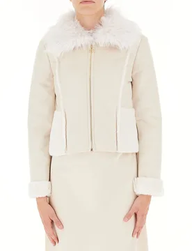 Giubbino con colletto BIANCO L - Rinascimento - FashionsVida