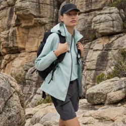 Chaqueta 3K-3K impermeable de montaña de mujer