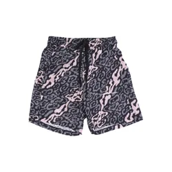 Pantaloncino Uomo Allover Leopard Shorts Pink/grey