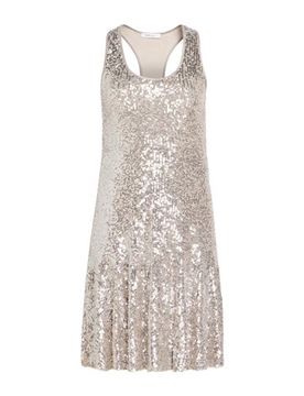 Minivestido Mujer Beige 40 Mujer
