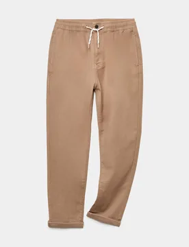 Relaxed Cotton Rich Skater Chinos (2-16 Yrs) Mink male - M&S - FashionsVida