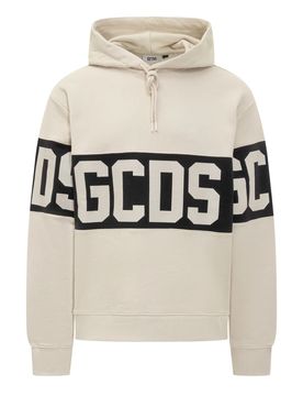 GCDS FELPA BAND LOGO HOODIE
