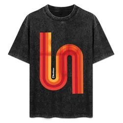 Bauhaus93 T-Shirt Plus Size Solid Color T-Shirt