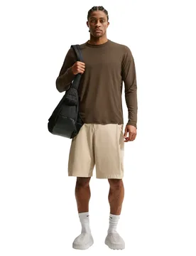 Langarmshirt aus Jersey 24.7 ImpossiblySoft - Marron - male - Size: S - Nike - FashionsVida