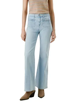 Jeans Taille Haute Willa Braid Flare Denim 30 - Pepe jeans - FashionsVida