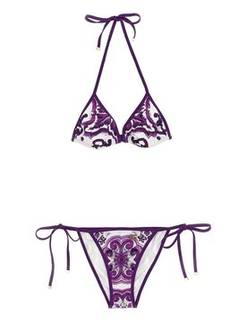 Maiolica Print Bikini