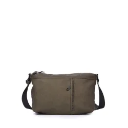Bandolera de mujer Vertical pequeña color khaki