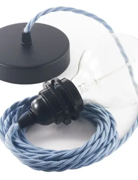 Cables Lampe Suspendue Pendel Pour Abat-jour Tc53 1 M Ocean / Black One Size - Creative - FashionsVida