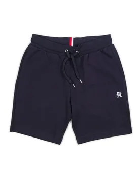 Bermuda Con Logo In Jersey MW0MW34401 DW5 BLU - Tommy hilfiger - FashionsVida