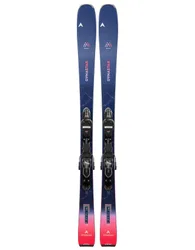 Packs (skis + fix) - Pack skis piste loisir - M-Cross W 78 + Xp10 2026 en Bois - Taille 164 cm - Bleu