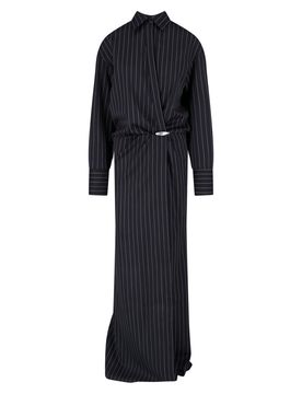 Tailored Virgin Wool Blend Dress