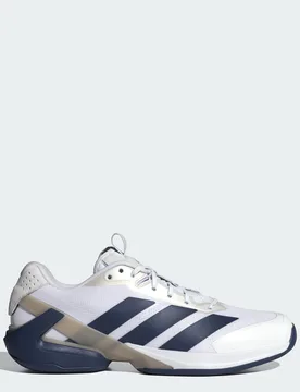 Scarpe da tennis adizero Ubersonic 5 44 2/3 Cloud White / Dark Blue / Silver Metallic - Adidas - FashionsVida