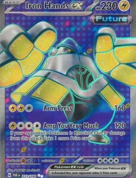 Pokemon SV Paradox Rift 223/182 Iron Hands ex (Full Art) - Pokémon - FashionsVida