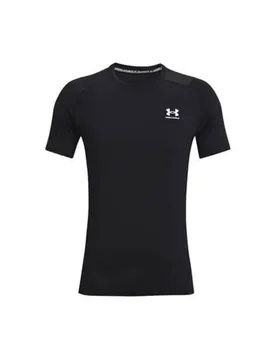 Maglietta A Maniche Corte Heatgear Armour Fitted Black S - Under armour - FashionsVida