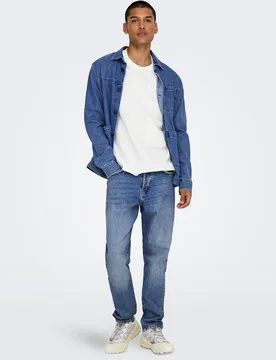 Only & Sons - Pantalón vaquero de hombre de corte relajado - Only & Sons - FashionsVida