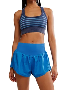 Carpe Diem High Waisted Shorts Dark Blue female - FP Movement - FashionsVida