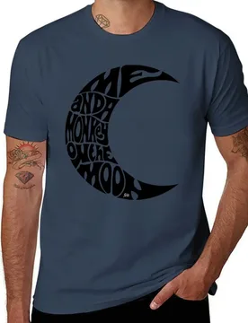 Felt - Me And A Monkey On The Moon T-Shirt funny t shirts dark humor t shirts for man cotton soft funny t shirts cotton T-Shirt - Aliexpress - FashionsVida