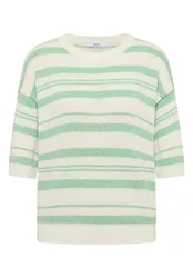 XL Striped Tapeyarn Pullover female
