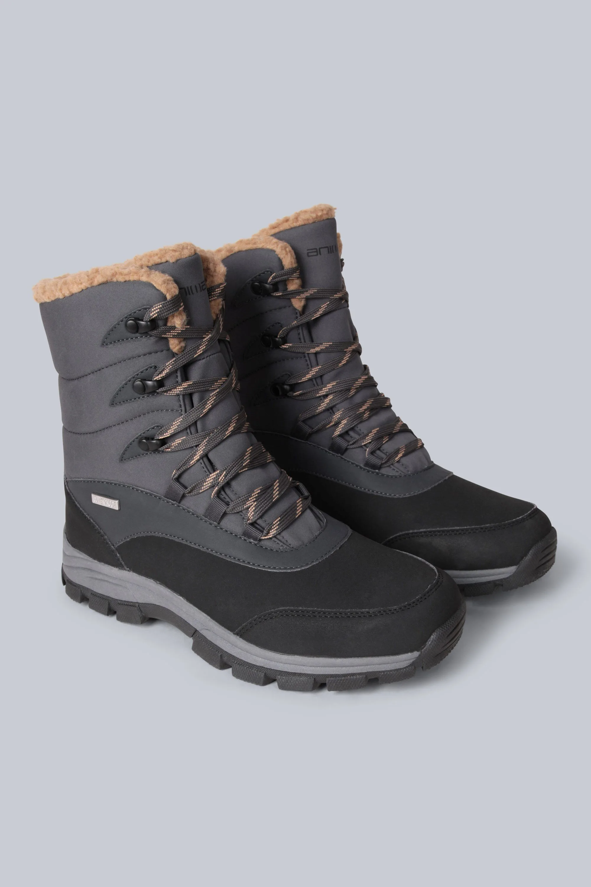 Blizzard Mens Snow Boots - Grey - Animal - FashionsVida