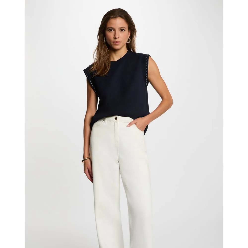 Camiseta de mujer sin mangas - Morgan - FashionsVida