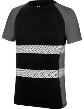 Tee-shirt de travail Dry Tech noir/gris Noir M - Würth MODYF - FashionsVida