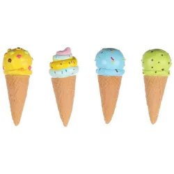 Juguete para perros cono de helado látex