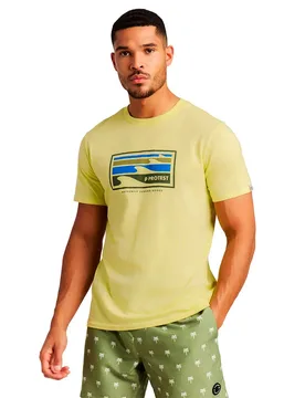 T-shirt à Manches Courtes Hanwell Cherlo Lime L - Protest - FashionsVida