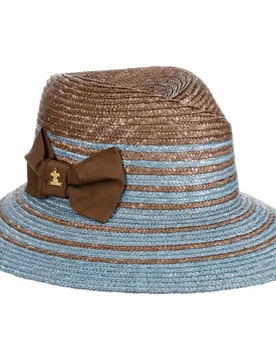 Viarella Straw Hat by Gold - blue - Damen - Size: One Size - Lierys - FashionsVida