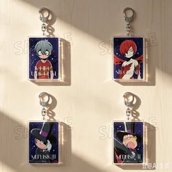 HOT Backpack Pendant Cartoon Little Devil Figure Decoration Bag Car Key Ring Lovely Products Charm Gift Anime Acrylic Keychain