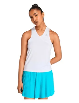 Club Tennis Climacool V-neck Sleeveless T-shirt White XL - Adidas - FashionsVida