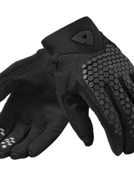 Guanti Moto Estivi Certificati MASSIF Nero taglia M - Rev'it - FashionsVida