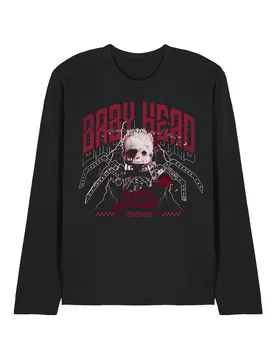 Unisex Toy Story Baby Head Band Long Sleeve T-Shirt, Black Size: XL - Black - Size: XL - Disney - FashionsVida