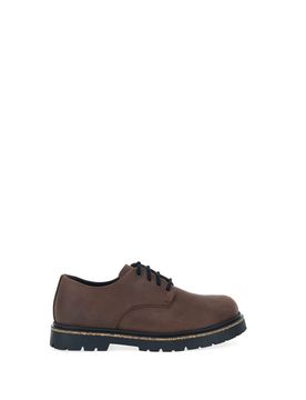 Scarpe Derby pelle scamosciata MARRONE 44