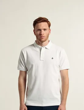 Polo de piqué de hombre color manga corta - Valecuatro - FashionsVida
