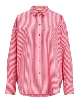 Camicia A Maniche Lunghe Jamie Relaxed Jjxx Cerise / Stripes 8 Anni