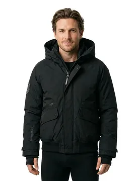Blouson Bomber City Padded Black S - Superdry - FashionsVida