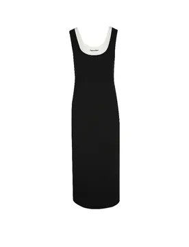 Calvin Klein Mididress nero L - Calvin Klein - FashionsVida