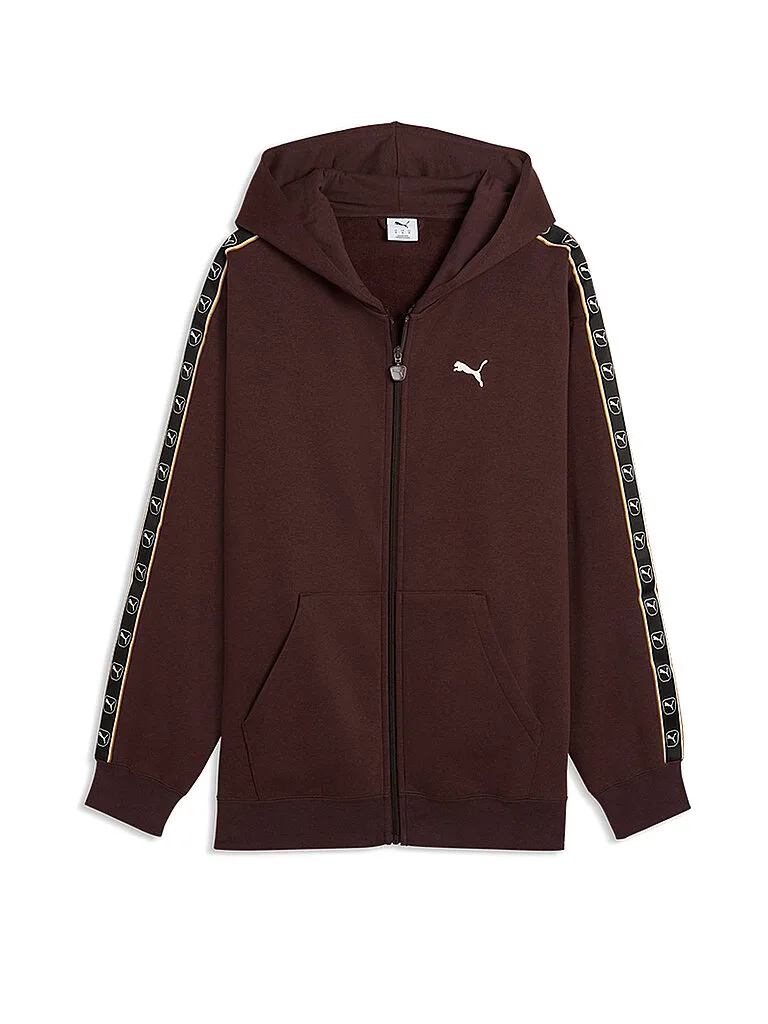 Giacca con cappuccio da uomo Ess Elevated Tape marrone M - Puma - FashionsVida