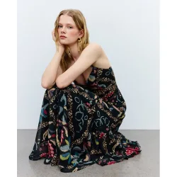 Vestido de tirantes con fajín