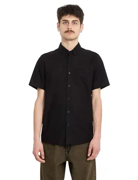 Chemise à Manches Courtes Everett Oxford New Black M - Volcom - FashionsVida