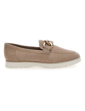 Mocassini Beige Vera Pelle 2301 38