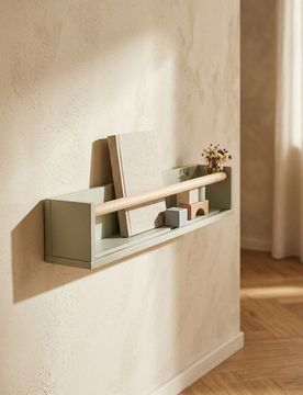 Mensola da parete per libri - bianco