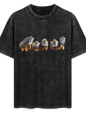S is for Squirrel Monkey T-Shirt Sport Basic Moisture Wicking Tee - Aliexpress - FashionsVida