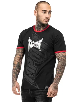 T-shirt à Manches Courtes Trashed Black / Red / White M