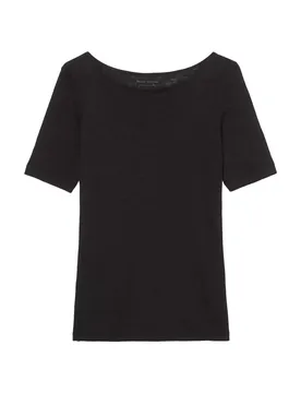 T-HIRT, HORT-LEEVE, BOAT-NECK female