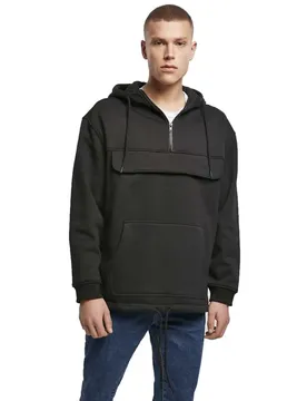 Felpa Con Cappuccio Sweat Pull Over Black XL