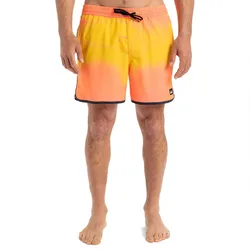 Short De Bain Surfsilk Scallop Volley 16´´ Fiery Coral Bloomfade S