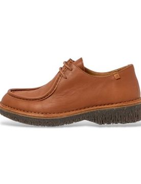 Para mujer. 255841123005_023 Zapatos de Piel N5584 Volcano (37), Plano, Cordones, Casual